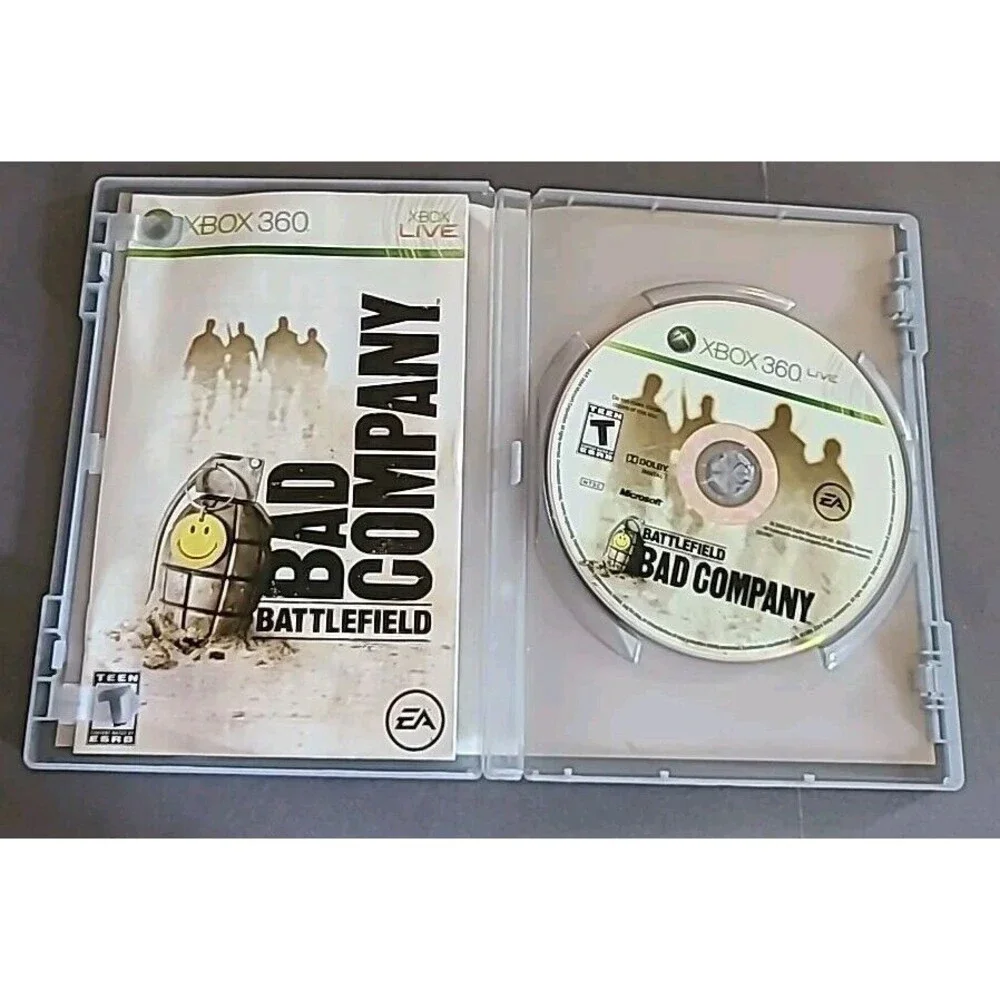 Xbox 360 Battlefield: Bad Company (Microsoft 2008) COMPLETE CIB Tested